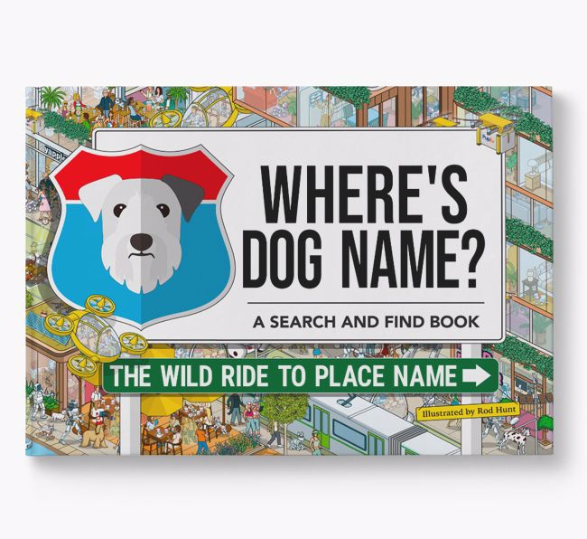 Personalized Dog Book - Where's Your Dog - Wild Ride